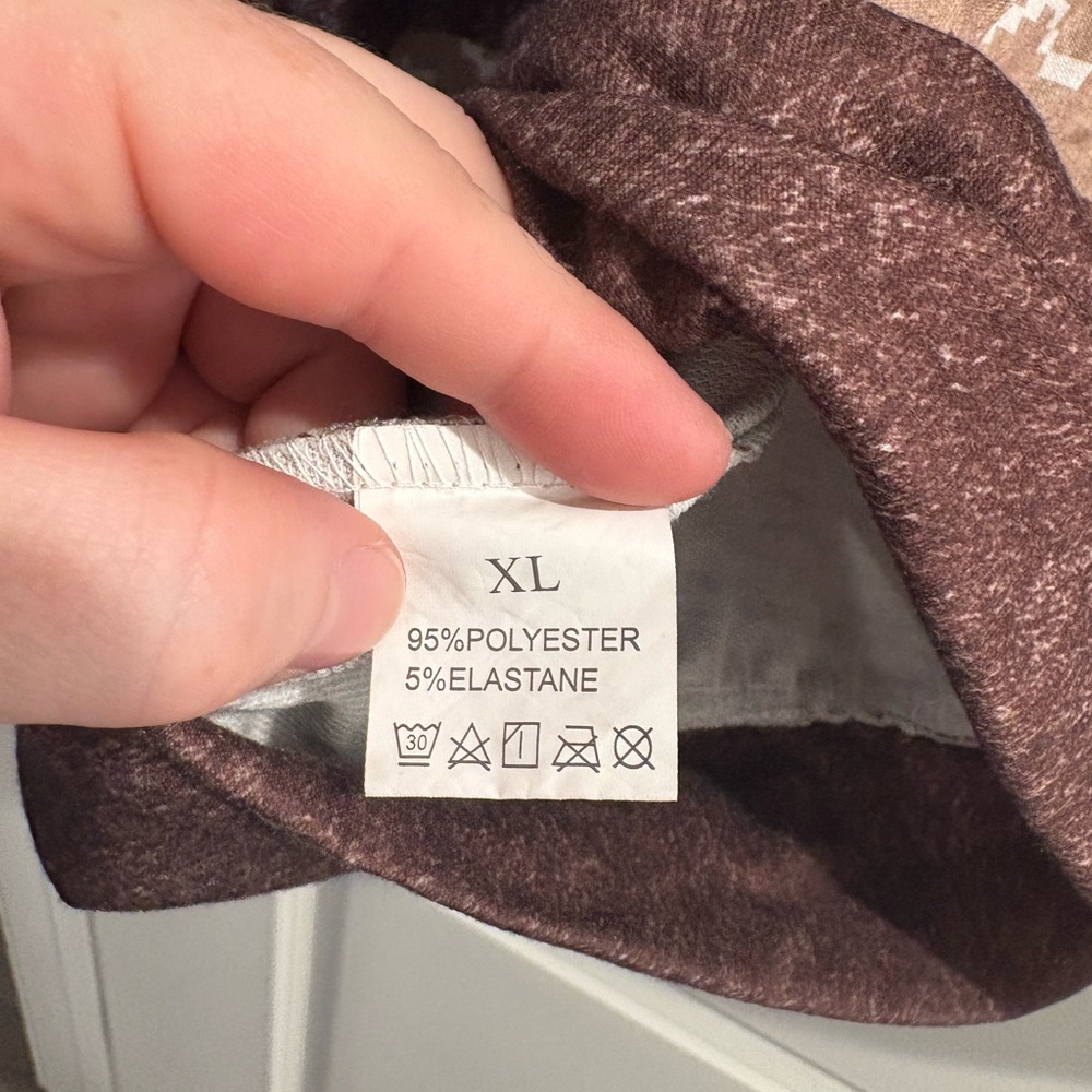 Brown Patterned Zip-up Jacket - Picture 7 of 7